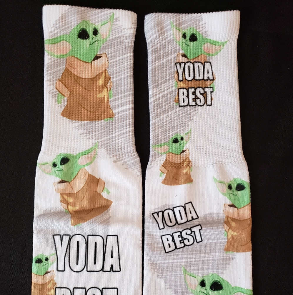Custom Baby YODA BEST Socks